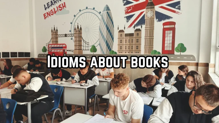 Idioms about books