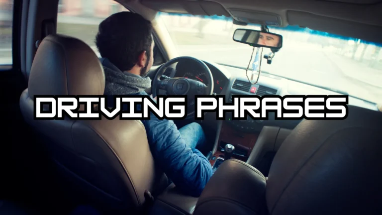 Driving Phrases