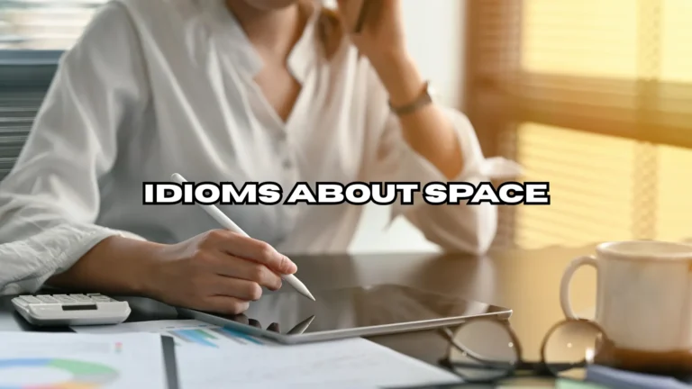 Idioms About Space